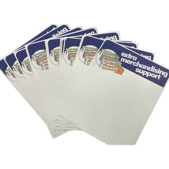 Vintage 80s Bounce Fabric Softener Dryer Sheets Printer Paper Stationary TV Prop - Picture 1 of 5